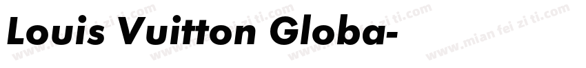 Louis Vuitton Globa字体转换